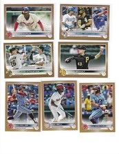 2022 Topps GOLD Pick-YOUR-Cards Gregorius Bell Hoskins Pederson Webb Grichuk ++