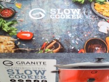 Granite Stainless Steel Slow Cooker, 4 QT Capacity, GKA-4QSS-R, Brand New