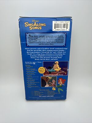 Disney's Sing Along Songs - Aladdin: Friends Like Me VHS 1993 G5