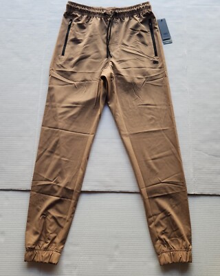 Leg3nd Dark Khaki Men's Comfort Fit Loungewear Pants - Size: Small