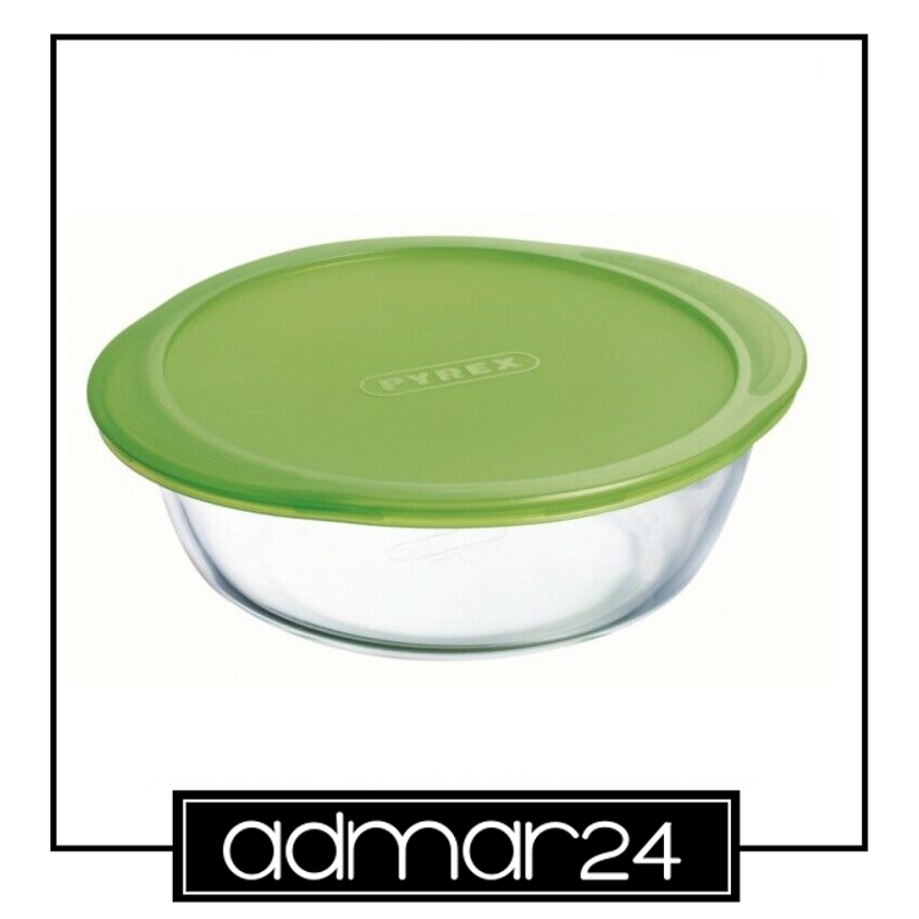 0,35L Pyrex transparent Rechteckige Auflaufform mit Deckel