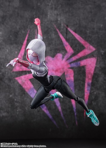 S.H.Figuarts Spider Man & Gwen set Across the Spider-Verse 1610 Rooftop ver. - Foto 14 di 17