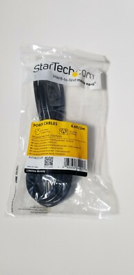 Startech.com 2m 3 Prong Laptop Power cord Schuko Cee 7 To C5 Clover Pxtnb3seu2m