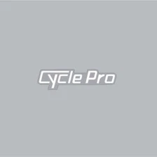 Cycle Pro -  seat rear White decal