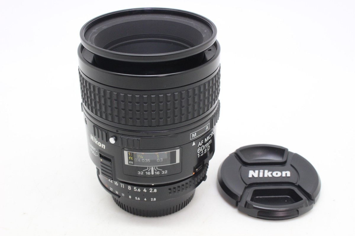 NEAR MINT 】 NIKON AF MICRO NIKKOR 60mm F2.8D AF Macro Lens