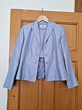 Le Suit Petite Lavender Blazer and Skirt 4P