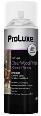 ProLuxe PLX011S/54 Semi-Gloss 12.25 oz Clear Wood Finish Aerosol - Pack of 1