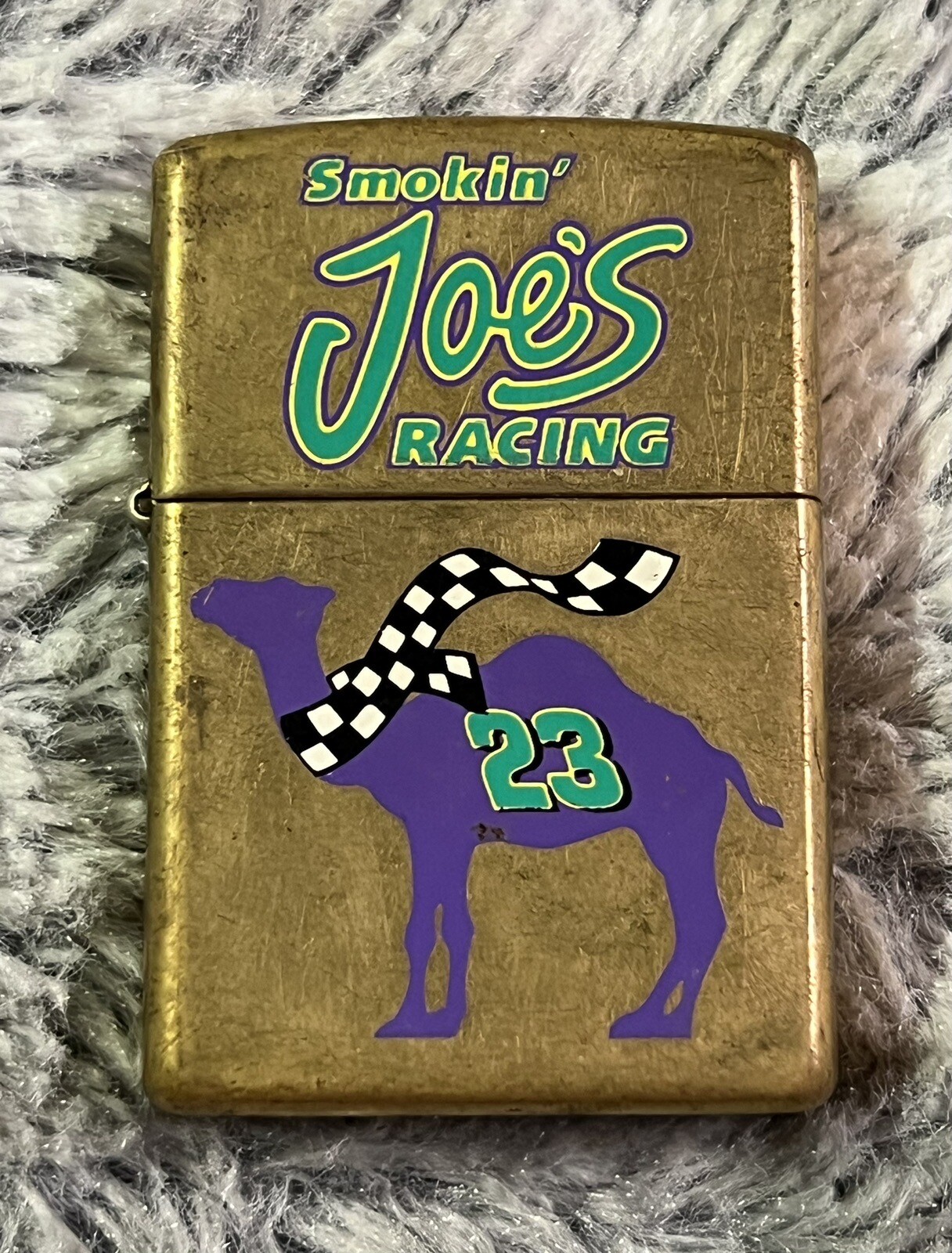 Nice Smokin Joe`s Racing Camel Brass Zippo Lighter eBay