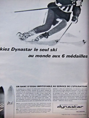 PRESSEWERBUNG 1966 SKI DYNASTAR HIGH COMPETITION - ADVERTISING