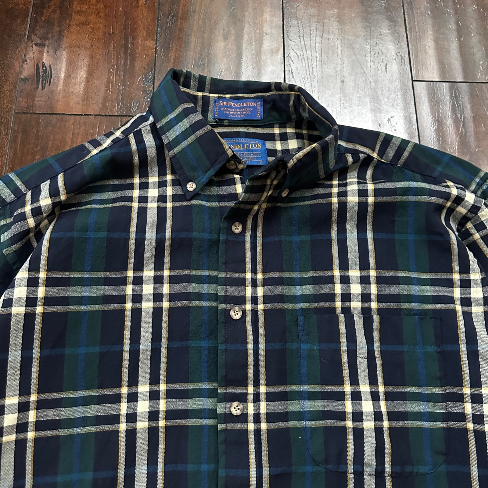 Pendleton Fireside Shirt Sir Pendleton Plaid Wool… - image 3