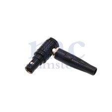 FHG 0B 2 3 4 5 6 7 9 Pins Push-pull self-locking Male Plug Black Connector