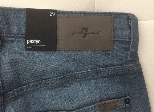 NWT - 7 For All Mankind Paxtyn Skinny Jeans (Size - 29X32 / Made in USA) - Picture 4 of 12