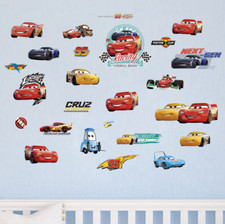Racing Car Wall Sticker Boy Room Nursery Children Kids Boy Art Wall Decals UK 2C