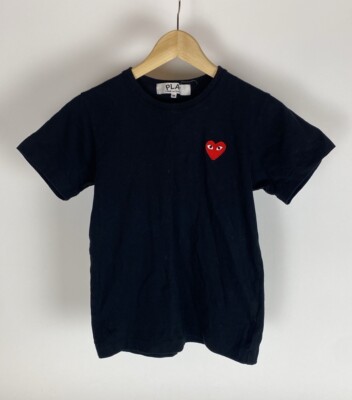 Play Comme des Garons Women's Heart Stretched T-Shirt Size Medium