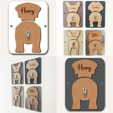 Kuvasz Dog Lead Holder Leash Hanger Hook Any Colour Personalised Gift