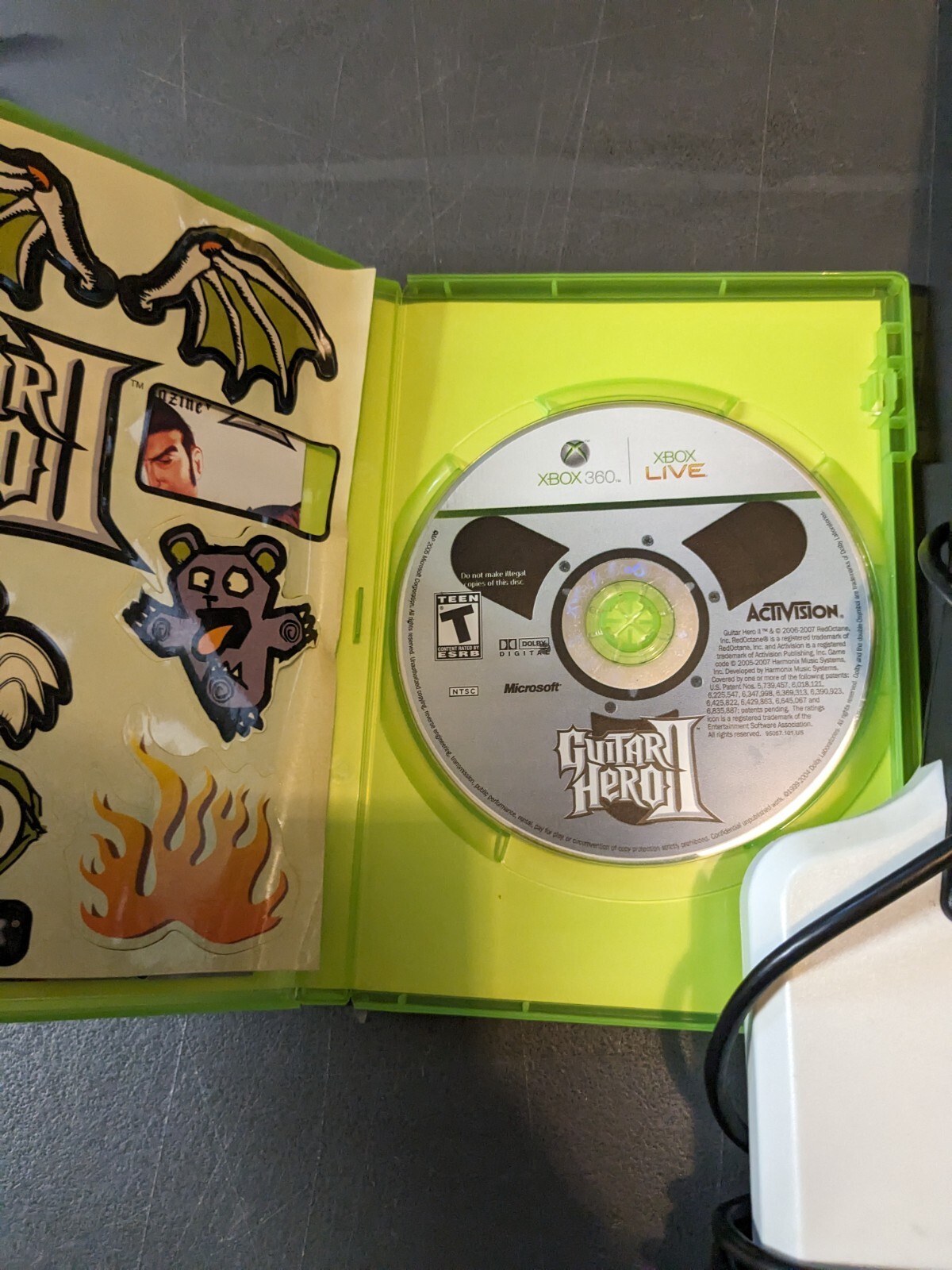 Guitar Hero Xbox 360 XPlorer Xplorer Wired Controller Bundle w/ GH 2