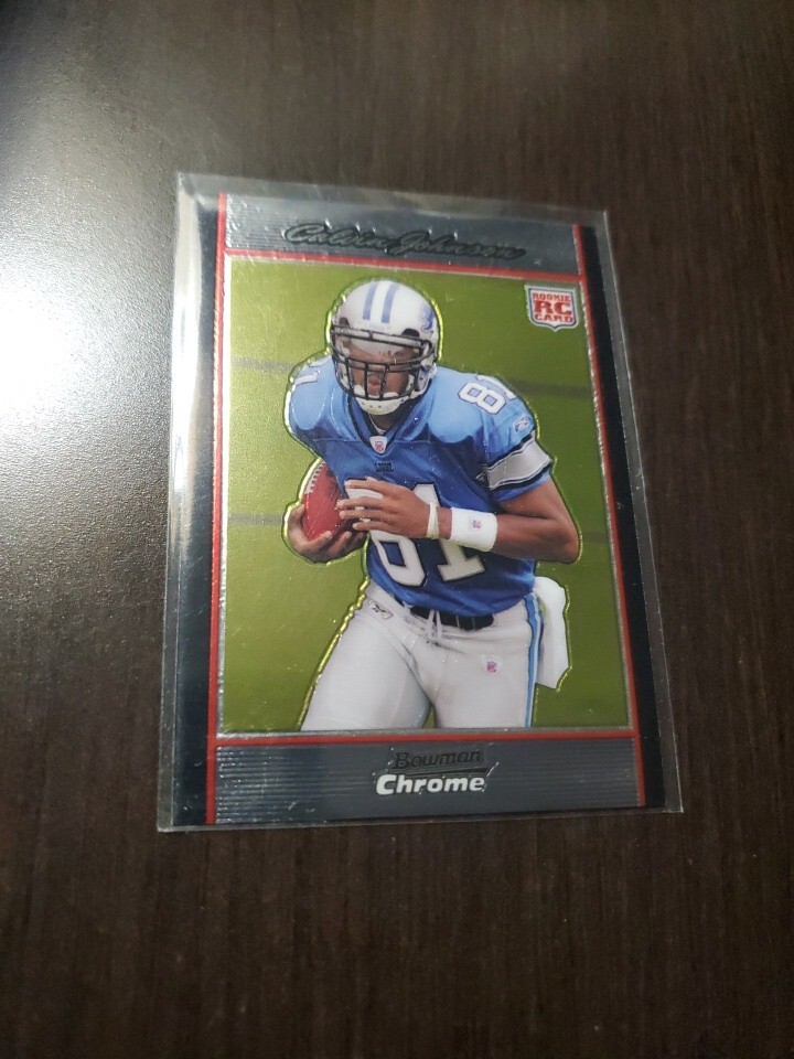 2007 Bowman Chrome - #BC75 Calvin Johnson (RC) 