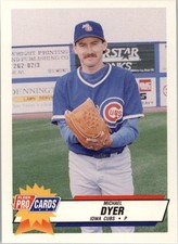 1993 Iowa Cubs Fleer/ProCards #2130 Michael Dyer - BB