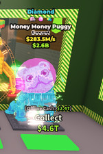 283m/s diamond money money puggy Steal A Brainrot Secret Roblox