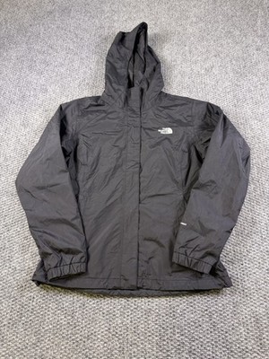 The North Face Jacket Womens Small Black DryVent Hooded Waterproof Rain Shell