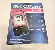 ReliOn Premier CLASSIC Blood Glucose Monitoring System Test Strips Sold Separate