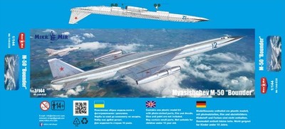 Mikromir 144-038 Myasishchev M-50 Bounder 1/144 plastic kit