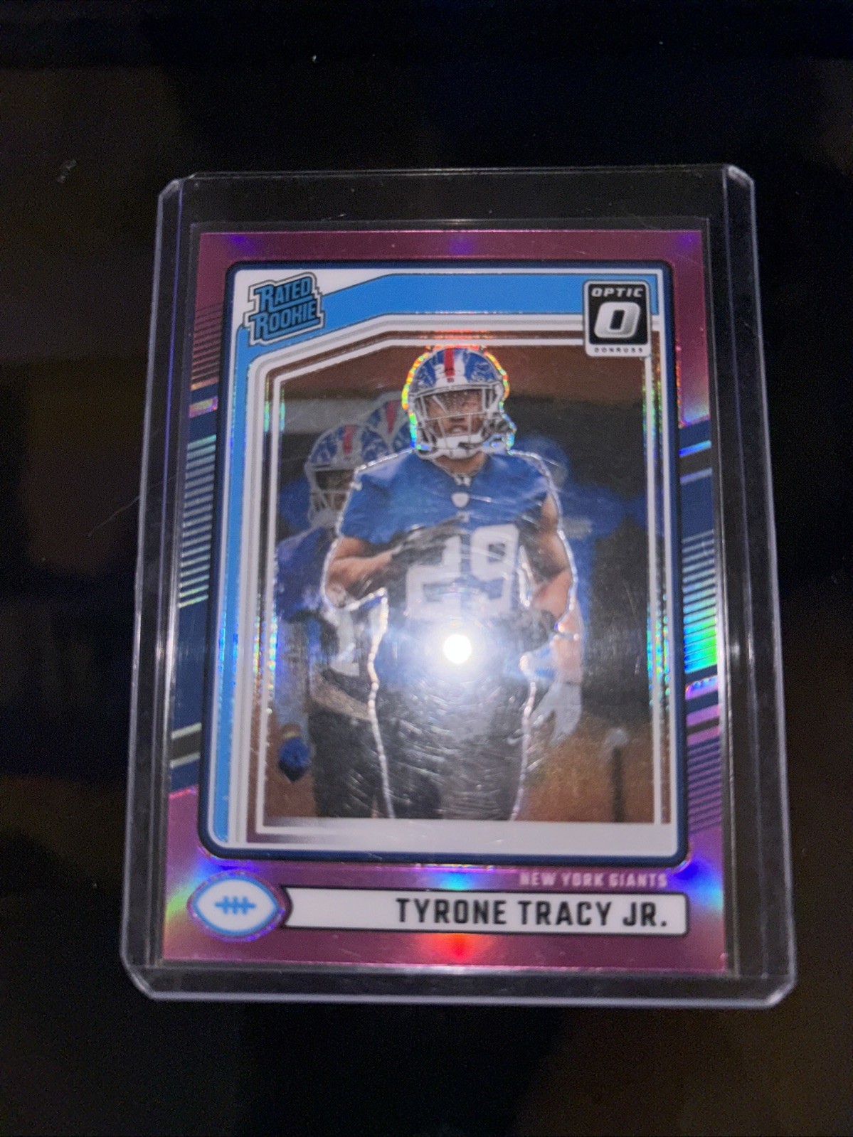 2024 Panini Donruss - Rated Rookie Tyrone Tracy Jr. #364 Optic Preview Pink Priz