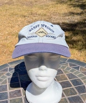 Banff springs Canadian Rockies Fairmont Hotel & Resorts Adult OSFM Hat/Cap GUC