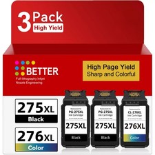 PG-275XL CL-276XL BK Ink Cartridge for Canon PIXMA TS3522 TS3722 TR4720 TR4722