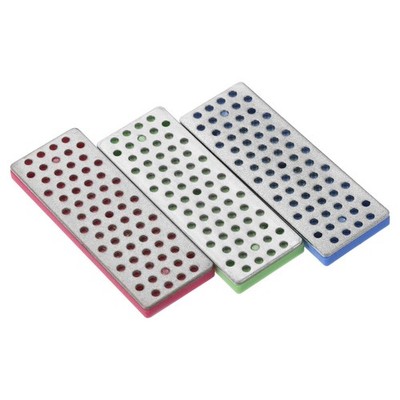 PATIKIL 70mm ExtraFine/Fine/Coarse Ski Snowboard Diamond Stone, 3 Pack Ski Ed...