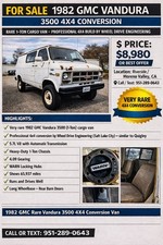 1982 GMC Vandura for Sale