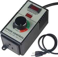 Versatile AC Motor Speed Controller - 100V-120V, 15A Max - Electric Fan Speed Re