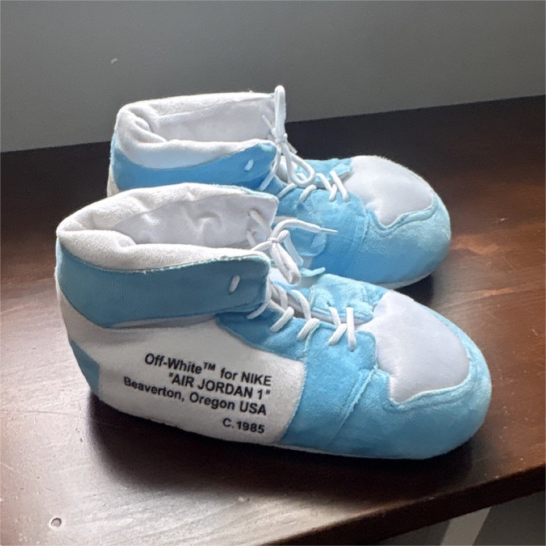 Blue White Lace-up Cushioned Men