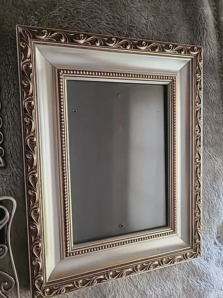 Pewter 5x7 Picture Frames 2 Metal 1 Wood - Image 4 of 4