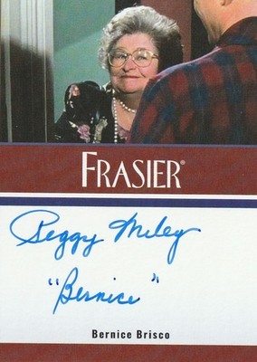FRASIER PREMIERE EDITION - PEGGY MILEY (BERNICE BRISCO) INSCHRIFT AUTOGRAMM