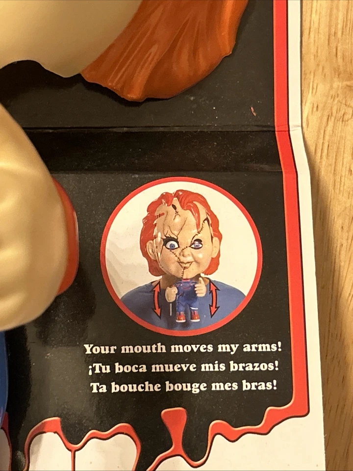 CHUCKY Move A Mask Buddies! Walmart Exclusive! NEW! Childs Play Movie Halloween - Image 2 of 4