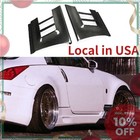 For Nissan 350Z Z33 Carbon Fiber Front Fender Addon Flow Vent Duct Mudguards