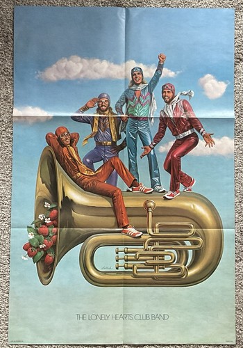 Sgt. Pepper’s Lonely Hearts Club Band Soundtrack Double Vinyl Lp With Poster - Picture 4 of 24