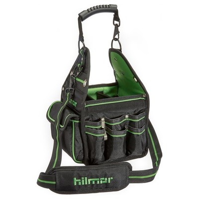 Hilmor HT 1839078 HVAC Tool Bag with 27 Pockets, Key Clip, Tape Loop, Shoulder S