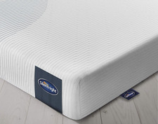 Silentnight 3 Zone Memory Foam Rolled Mattress Made in the UK Medium Double, Whi