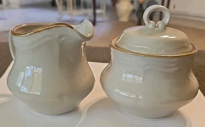 1970's Sugar & Creamer Set The Classics By Hearthside Stoneware Japan