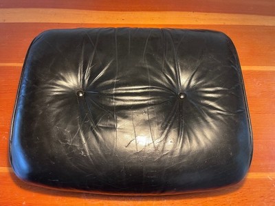 Vintage Herman Miller Eames Lounge Black Leather Seat/Ottoman Cushion REDUCED