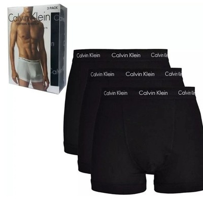 Calvin Klein Herren Cotton Stretch Boxershorts 3er Pack Soft Comfort Fit Unterwäsche