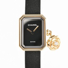 CHANEL Premiere Camellia Collection H6361 Watches / black quartz Women