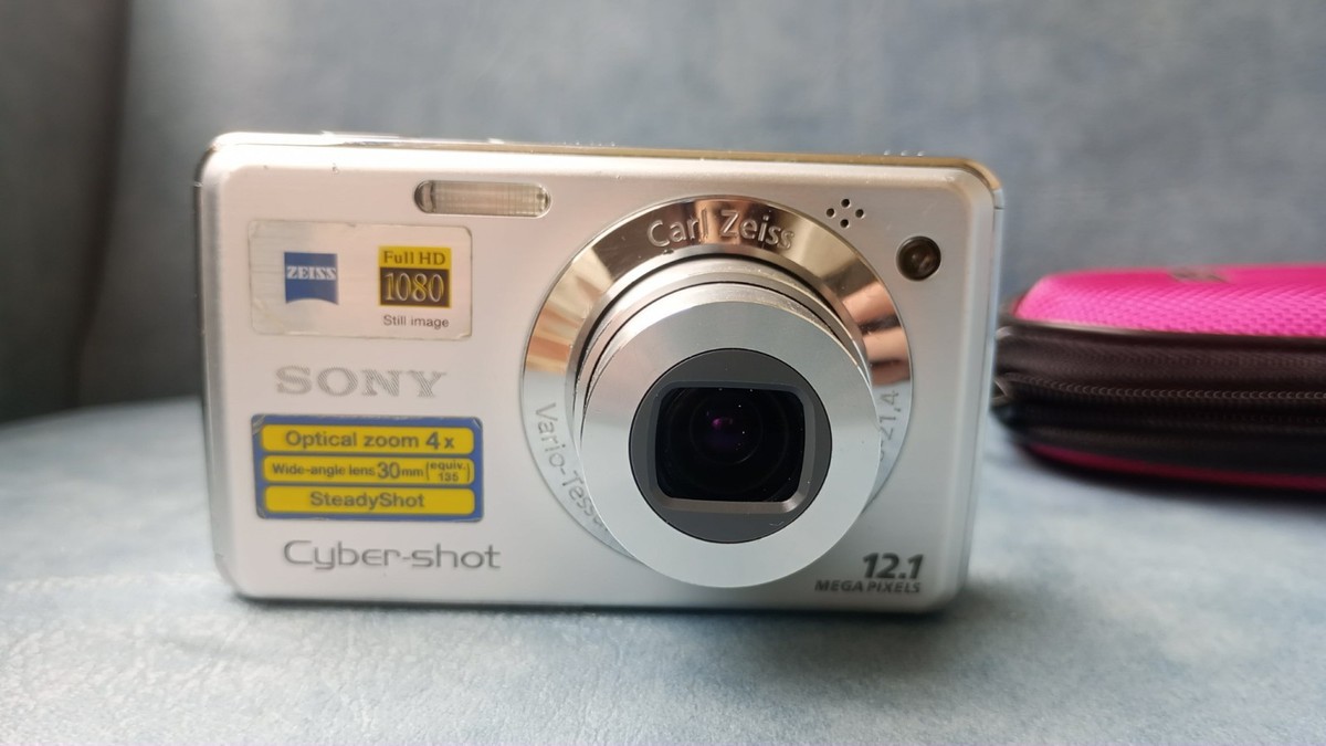 Carl Zeiss Sony N50 Handycam Sony Cybershot Dsc-w50 In Baby Pink