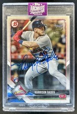 2025 Topps Archives Signature Series Harrison Bader Bowman Auto #30/99 Cardinals