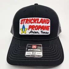 Strickland Propane Richardson 112 Embroidered Patch Mesh Snapback Cap Hat