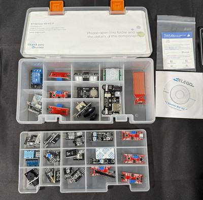 Elegoo 37 in 1 Sensor Kit V2.0 for Arduino R3 Mega2560 No LCD Module
