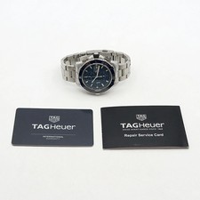 TAG Heuer Aquaracer Caliber 16 Chronograph CAK2112 BA0833 Blue Watch Used 2