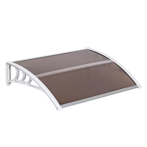 40"x 32" Window Awning Door Canopy Outdoor Polycarbonate Front Door